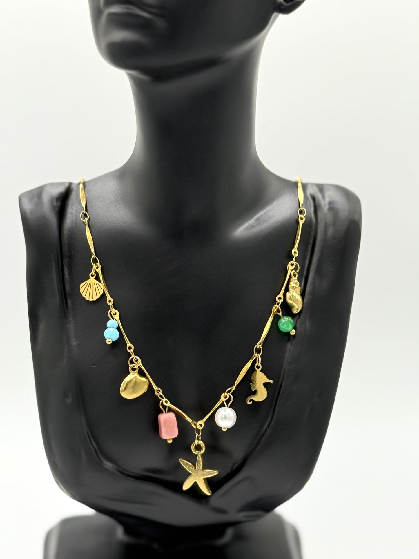 Collier Femme Charms Marins – Acier Inoxydable Sans Nickel