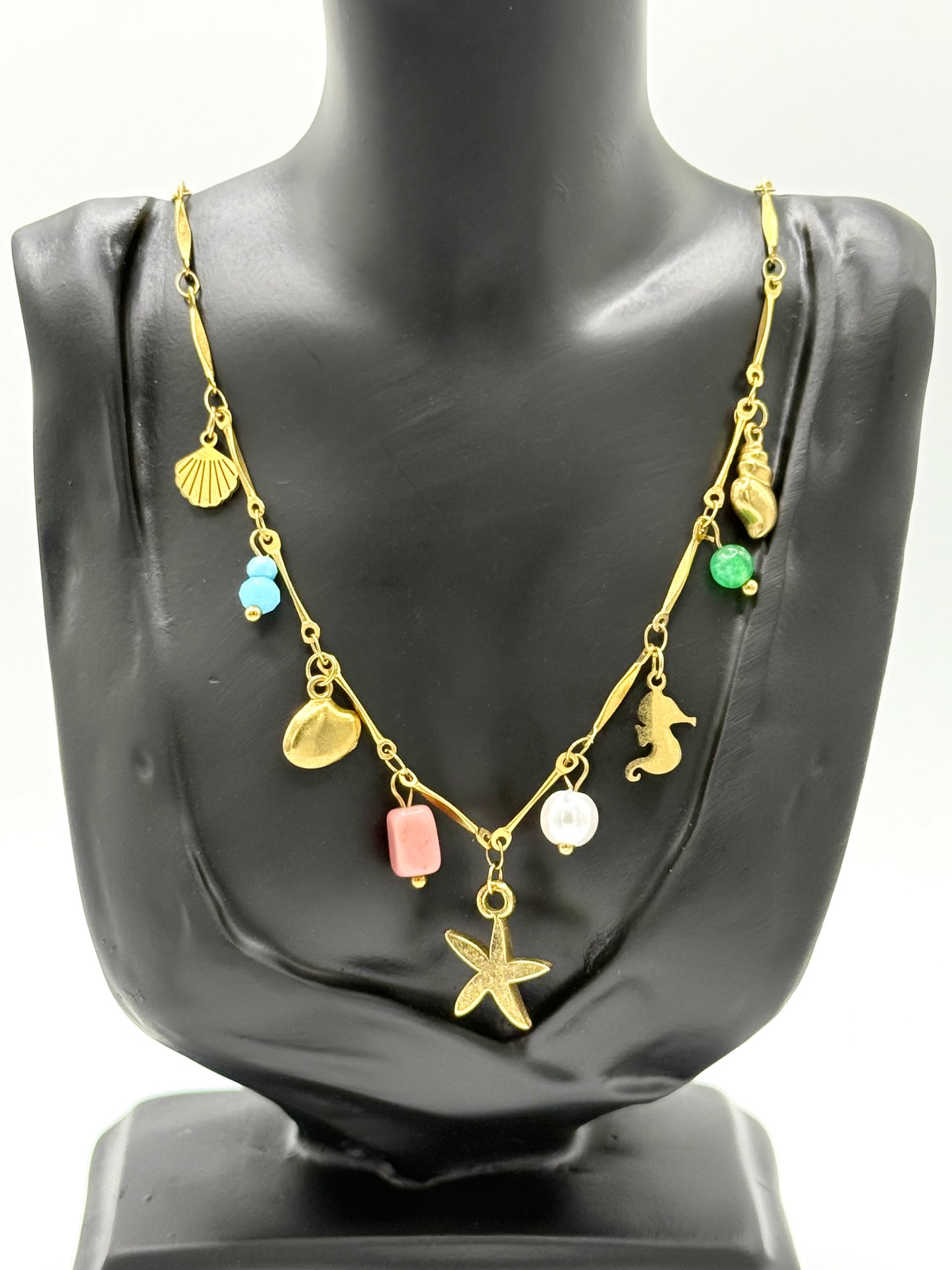 Collier Femme Charms Marins – Acier Inoxydable Sans Nickel