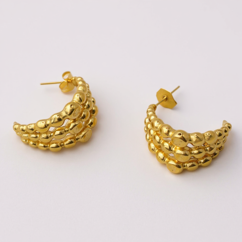 Boucles d’Oreilles en Acier Inoxydable – Bijoux Élégants et Durables